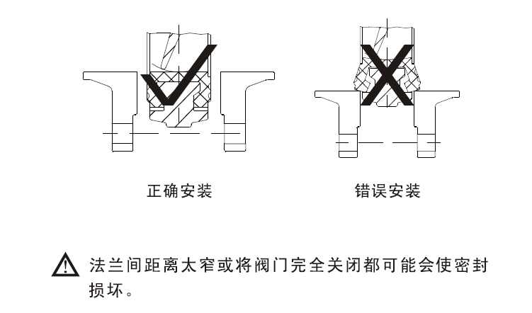 進(jìn)口蝶閥的安裝2