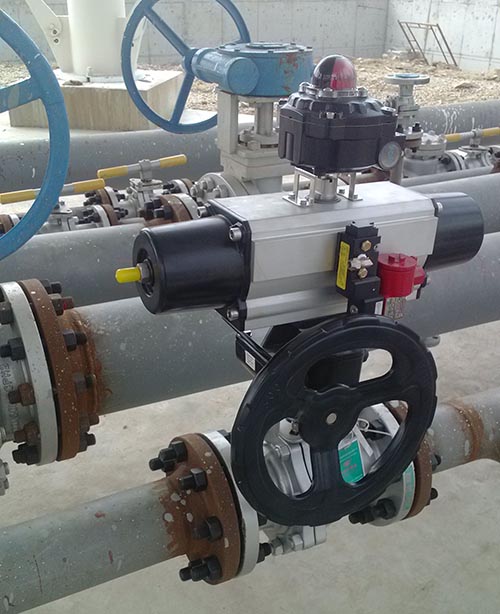 OMAL氣動球閥在造紙生產(chǎn)過程中紙張定量、水分、灰分的控制系統(tǒng)上的應用